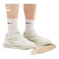 鸿星尔克男鞋板鞋2025年春季休闲鞋运动女跑步鞋软底运动鞋滑板鞋子 51124201077-002（男） 36