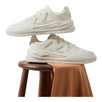 鸿星尔克男鞋板鞋2025年春季休闲鞋运动女跑步鞋软底运动鞋滑板鞋子 51124101162-004（男） 36