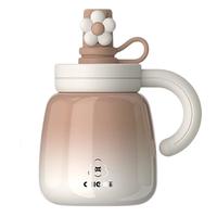 希乐(cille)保温杯316内胆大容量吸管杯男女上学便携直身杯户外双饮杯子