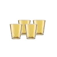 VISIONS康宁水杯 4头耐热玻璃杯牛奶杯啤酒杯 可进微波炉烤箱 4个晶炫水杯
