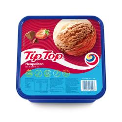 Tip Top 那不勒斯三色tiptop新西兰草莓巧克力雪糕家庭装冰淇淋2000ml