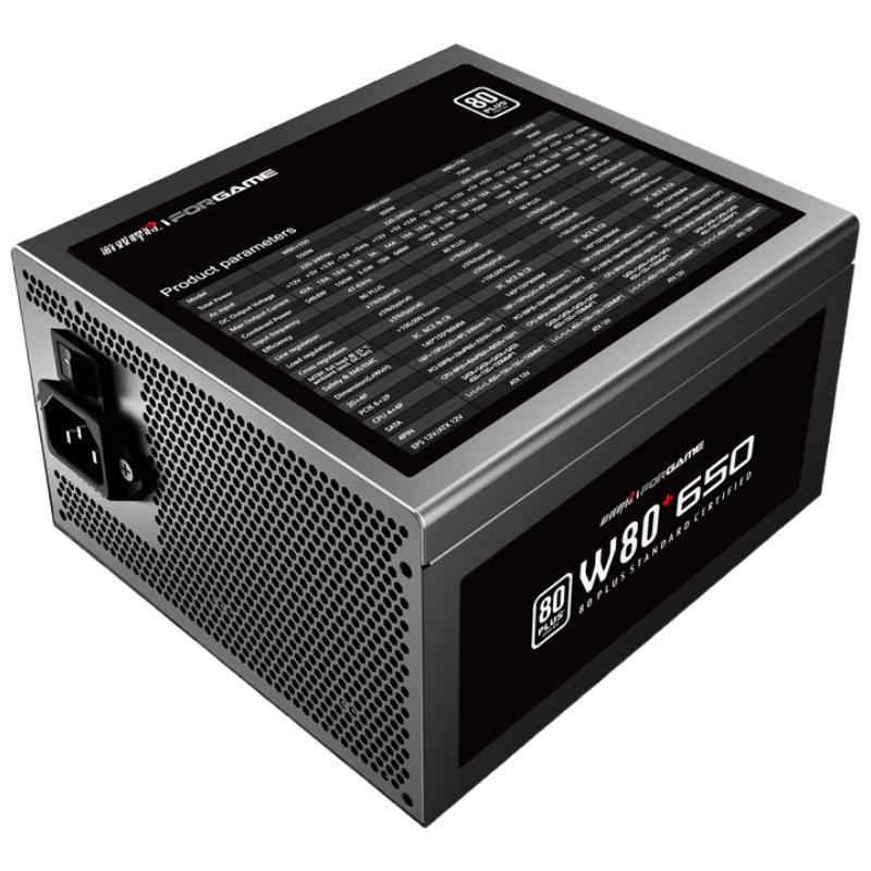  i FOR GAME/游戏悍将 80PLUS白牌认证 台式电脑电源  650W