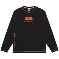 dickies 时尚宽松版型全棉印花长袖T恤 休闲运动上衣10986 黑色 XS