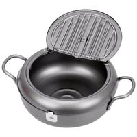 吉川日本天妇罗炸锅 燃气电磁炉通用 家用油炸锅 22cm 天妇罗炸锅 22cm