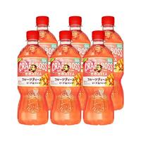 三得利（Suntory）果味红茶（桃+芒果）600ml*6瓶 茶饮料 果茶红茶果汁饮料