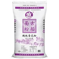 GU CHUAN/古船 中筋小麦面粉 【高端面粉】雪花粉50斤 袋装
