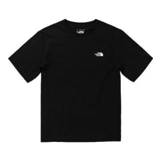 北面（The North Face）短袖T恤款纯棉短袖舒适爱心户外透气25年春夏8D7U JK3/黑色 M /170
