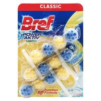 妙力（Bref）悬挂式马桶清洁球剂洁厕宝洗厕所除臭自动除垢去异味去渍 Bref洁厕球柠檬味3挂装 150g 1盒 150g 1个 Bref柠檬味3挂装