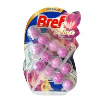 妙力（Bref）悬挂式马桶清洁球剂洁厕宝洗厕所除臭自动除垢去异味去渍 洁厕球豪华款月光花3挂装 150g 1盒