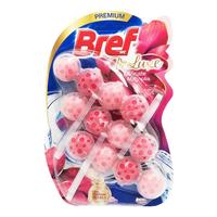 妙力（Bref）悬挂式马桶清洁球剂洁厕宝洗厕所除臭自动除垢去异味去渍 洁厕球豪华款木兰味3挂装 150g 1盒