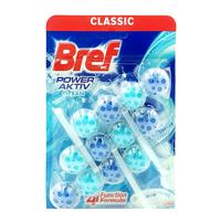 妙力（Bref）悬挂式马桶清洁球剂洁厕宝洗厕所除臭自动除垢去异味去渍 洁厕球闪耀款海洋香3挂装 150g 1盒