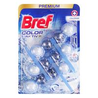 妙力(Bref)悬挂式马桶清洁球剂洁厕宝洗厕所除臭自动除垢去异味去渍 洁厕球闪耀款蓝氯味3挂装 150g 1盒