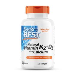 多特倍斯 Doctor’s Best 多特倍斯 维生素K2+D3 钙片 120粒