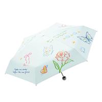 天堂 防晒晴雨伞五折 太阳伞遮阳防晒黑胶晴雨伞 水光蓝