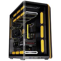 爱国者（aigo）星璨 辰 黑色 游戏电脑台式主机箱 360水冷位/ATX主板/一体弧面玻璃/左右分仓海景房/5090显卡 星璨辰 黑色/ATX/左右分仓