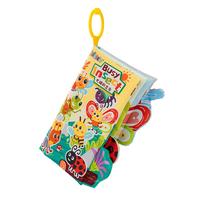 jollybaby早教婴儿0-6-18个月宝宝玩具可咬撕可水洗 忙碌的昆虫尾巴布书