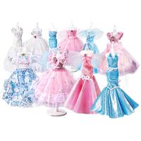 卡卡贝儿女孩玩具儿童服装设计师diy手工制作公主礼服换装创意女