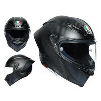 AGV PISTA GP RR碳纤维头盔男女赛车机车跑车全盔 亚黑 XL