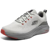 斯凯奇（Skechers）男鞋云迹系列运动鞋网布透气舒适轻质缓震户外休闲鞋232625 灰色/橘色/GYOR 43.00