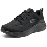 斯凯奇（Skechers）男鞋云迹系列运动鞋网布透气舒适轻质缓震户外休闲鞋232625 全黑色/BBK 41.50