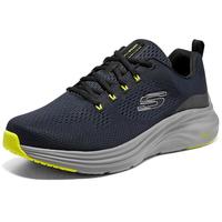 斯凯奇(Skechers)男鞋云迹系列运动鞋网布透气舒适轻质缓震户外休闲鞋232625 海军蓝色/柠檬色/NVLM 45.00