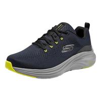 斯凯奇（Skechers）男鞋云迹系列运动鞋网布透气舒适轻质缓震户外休闲鞋232625 海军蓝色/柠檬色/NVLM 41.50