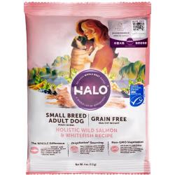 HALO 狗粮小型犬泰迪柯基比熊法斗雪纳瑞博美 小犬鱼味113g