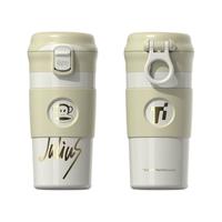 大嘴猴纯钛内胆保温杯水杯男女咖啡杯子儿童妇女节 皓月白360ml 皓月白(纯钛内胆+弹盖) 360ml