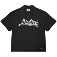 Dickies 衬衫 男帅气字母印花潮酷个性logo上衣 DK010314 黑色 S