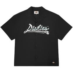 Dickies 衬衫 男帅气字母印花潮酷个性logo上衣 DK010314 黑色 S
