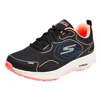 斯凯奇女鞋夏季轻质缓震跑步鞋舒适耐磨回弹运动鞋 黑色/珊瑚色/BKCL 39