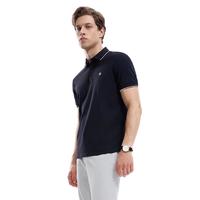FILA 斐乐男装短袖POLO衫夏季简约商务休闲通勤上衣男 传奇蓝-NV L (175/96A/L)