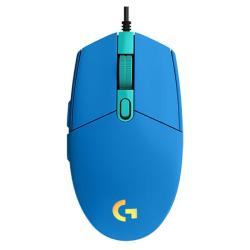 罗技 logitech G102 二代 有线鼠标 8000DPI RGB 蓝色