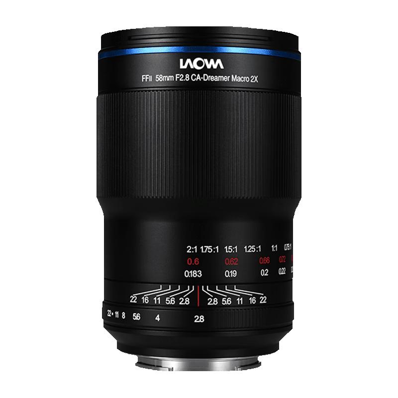 老蛙（LAOWA） 58mm F2.8微距镜头两倍放大倍率APO复消色差适用微单全画幅 黑色 索尼FE口