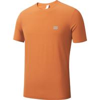 HLA海澜之家短袖T恤25新运动三体联名系列凉感短袖男夏HNTBW2J111A 浅橙ET XL 180/96A 151~164斤