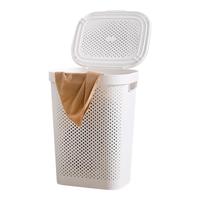 芙昕脏衣篓家用卫生间浴室洗澡洗衣篮家居收纳手提脏衣篮脏衣服收纳筐 白色大号