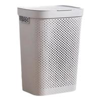 芙昕脏衣篓家用卫生间浴室洗澡洗衣篮家居收纳手提脏衣篮脏衣服收纳筐 灰色小号