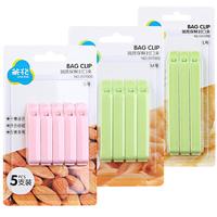 茶花 CHAHUA 封口夹子食品袋清洁防潮保鲜密封夹(大号3支+中号4支+小号5支)