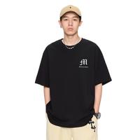 MARK FAIRWHALE/马克华菲 宽松休闲 男士短袖T恤