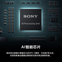  SONY/索尼 智能AI芯片 APS-C微单相机+黑鹞肩带+128G卡  单头套机 F3.5