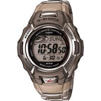 Casio 卡西欧G-SHOCK男士手表 防水运动太阳能数显电子表闹钟日历