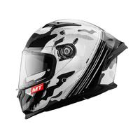 MT HELMETS雷神3PRO头盔全盔摩托车夏季骑行机车帽男女士四季通用新国标 灰白交替(默认透明) XL