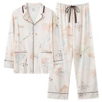 月子服睡衣女春夏季长袖空调服哺乳衣产前后喂奶服家居服套装