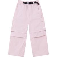 探路者（TOREAD） 儿童裤子男女中大童装春夏季百搭潮裤可拆卸卫裤 磁瓦粉 150