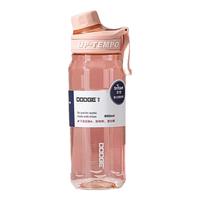道奇运动水杯大容量男女士tritan夏季随手杯便携塑料吸管杯子 糖果粉860ml【刻度-提手-耐摔】