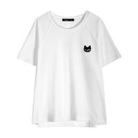 【纯棉透气】休闲简约基础款女式T恤印花宽松夏季短袖
