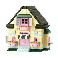 TOP TOY黄油小熊系列黄油小屋积木拼装儿童玩具女生
