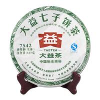 大益茶叶 普洱茶 7542 标杆生茶 批次 2018年357克*1饼