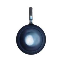 金卫德章丘炒锅铁锅手工锻打无涂层不粘锅家用圆底炒菜锅标准烤蓝款001 标准镜面烤蓝款 32cm