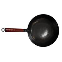 金卫德章丘炒锅铁锅原产手工锻打无涂层不粘家用古法圆底炒锅JWDS-Y088 古法鱼鳞原色 32cm